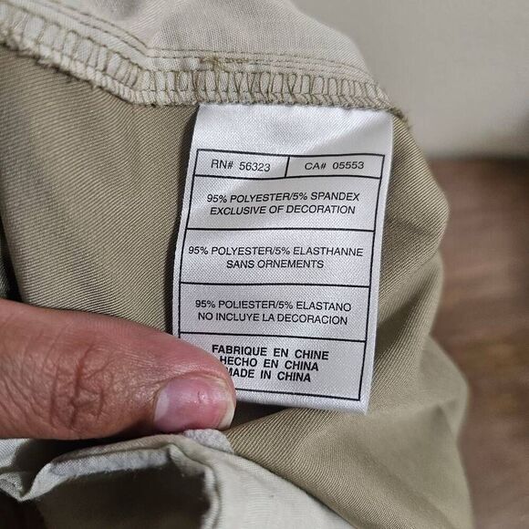 Nike Golf Pants Mens 40x32 Beige Standard Dri Fit Lightweight Performance Khaki - Picture 8 of 8